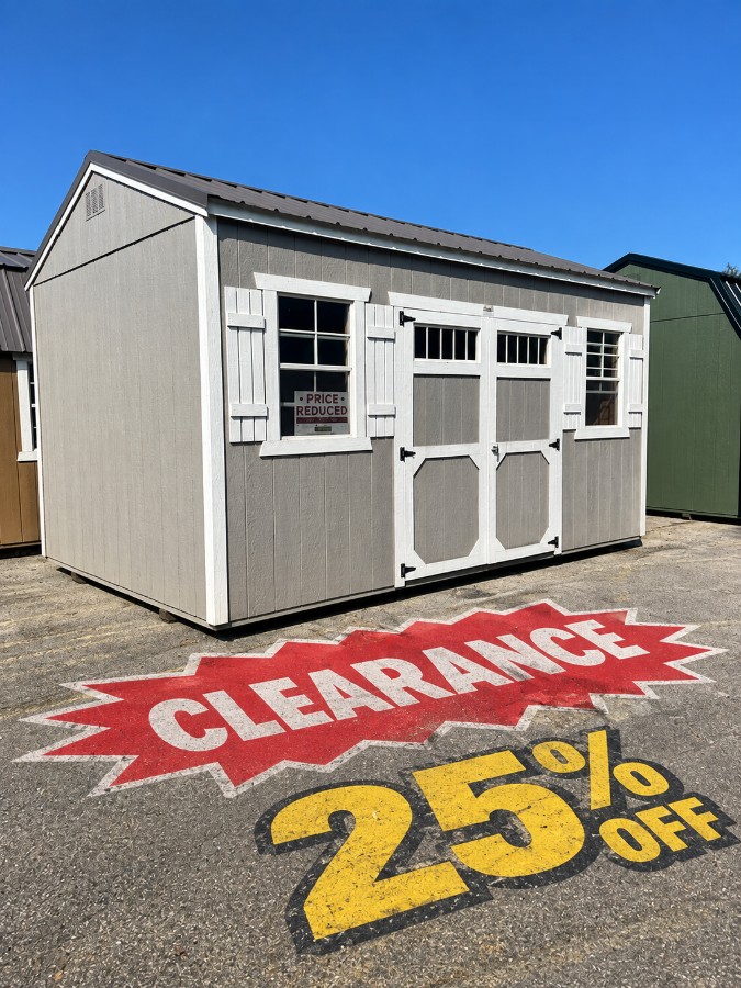 #13 Side Utility - 10 X 16 - Special Price ($4,050.00 or as low as $137.76 / Month)